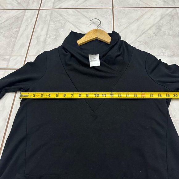 LOGO Lori Goldstein Lounge Black Athleisure Wear Black Womens Size XS Outerwear - Picture 10 of 12